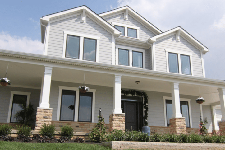 Two Story Home with new Siding